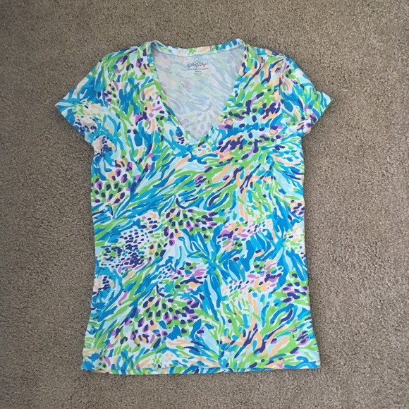 Lilly Pulitzer Tops - Lilly Pulitzer Michele Top Sea Soiree Lilly Pulitzer Tops - Lilly Pulitzer Michele Top Sea Soiree